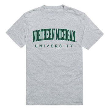 NMU Northern Michigan University Mens Game Day Tee T-Shirt Heather Grey