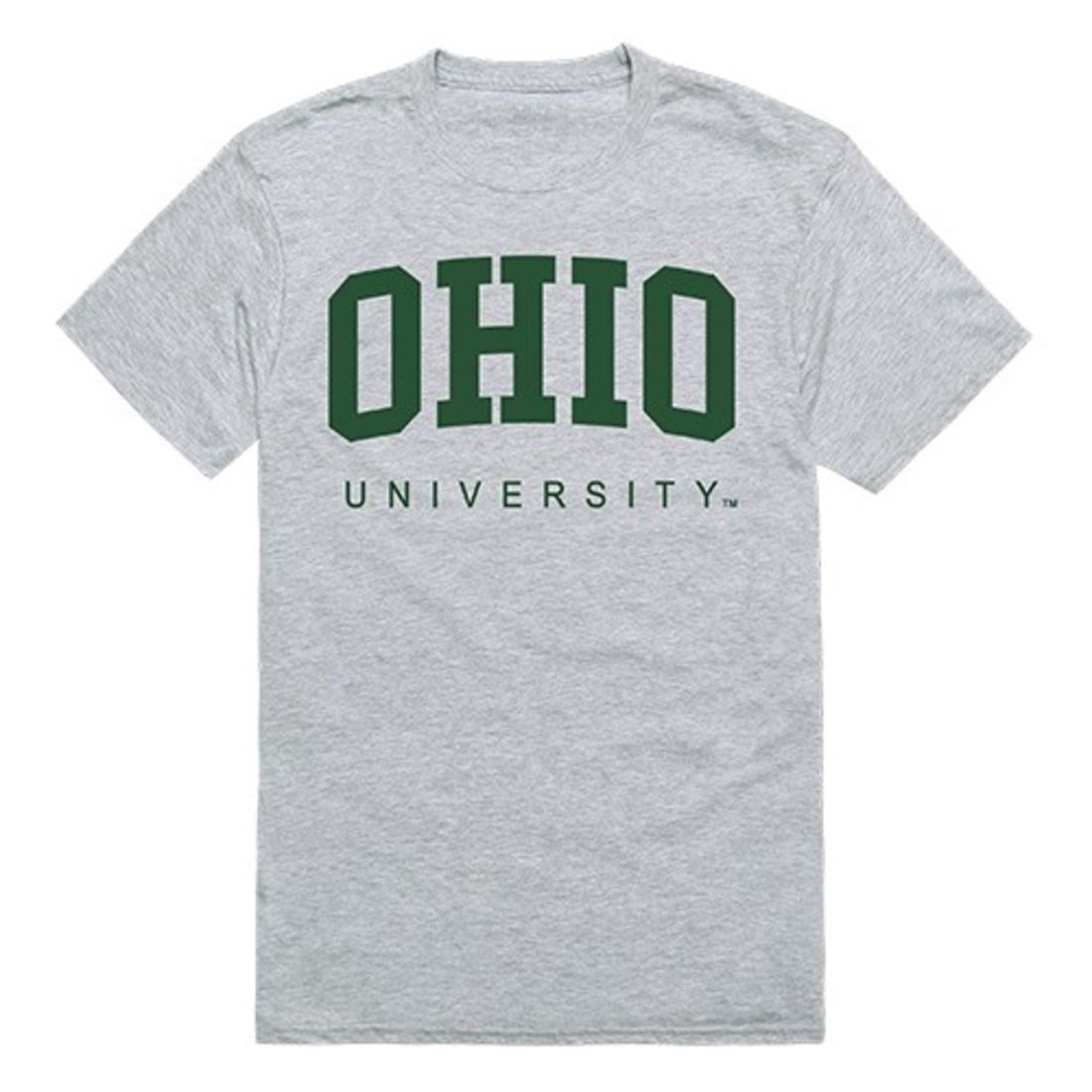 Ohio University Mens Game Day Tee T-Shirt Heather Grey