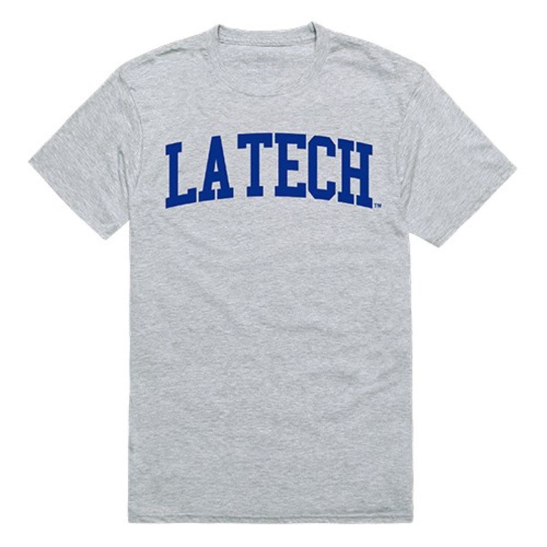 Louisiana Tech University Mens Game Day Tee T-Shirt Heather Grey