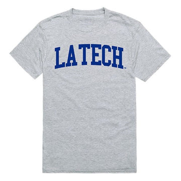 Louisiana Tech University Mens Game Day Tee T-Shirt Heather Grey