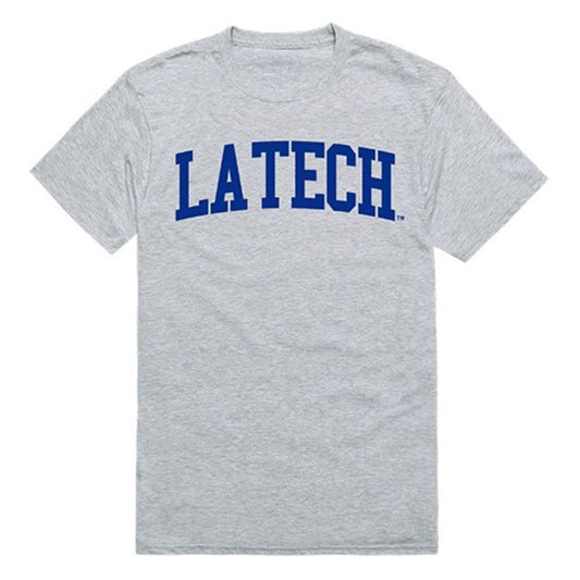 Louisiana Tech University Mens Game Day Tee T-Shirt Heather Grey