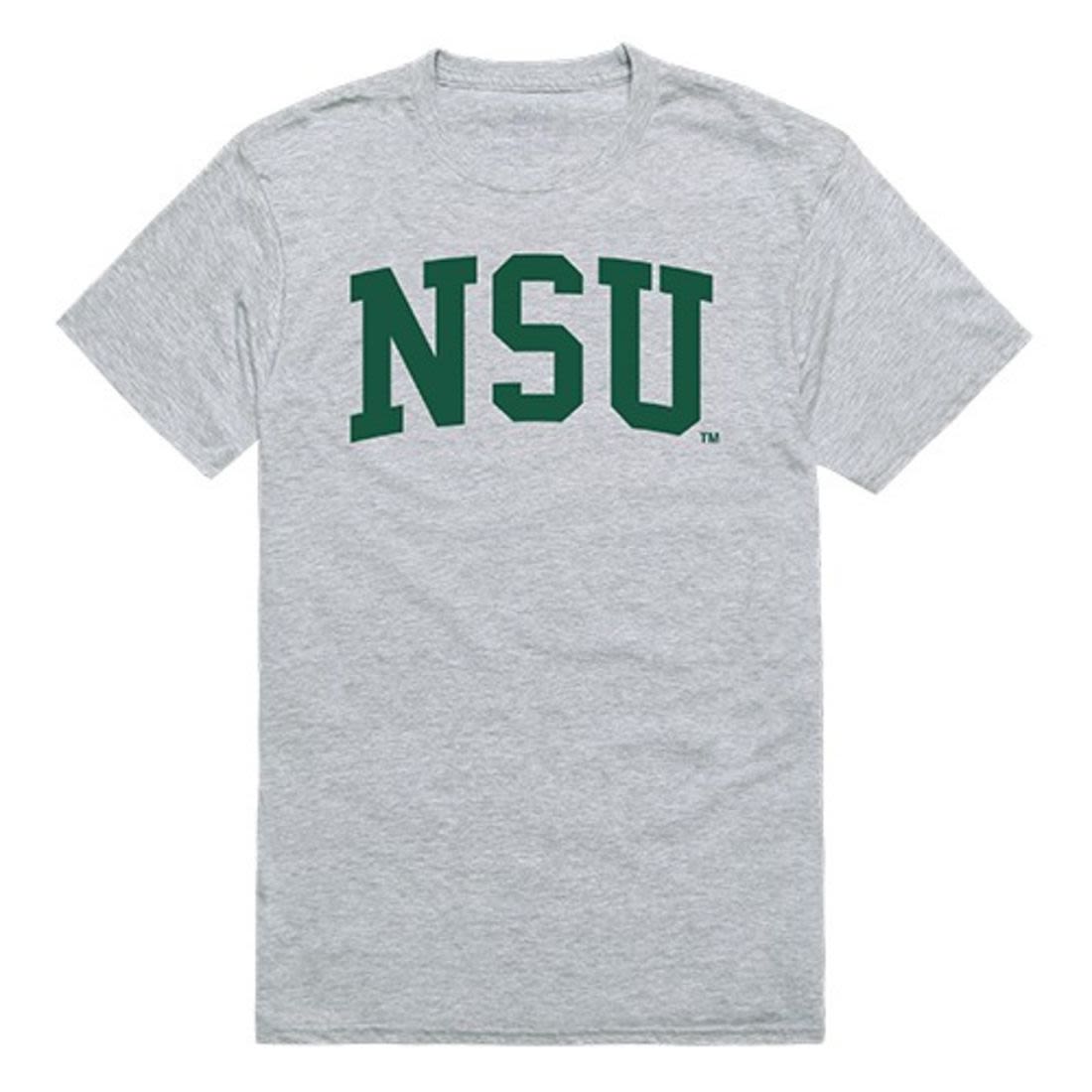 NSU Northeastern State University Mens Game Day Tee T-Shirt Heather Grey