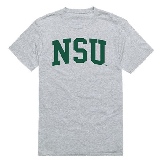 NSU Northeastern State University Mens Game Day Tee T-Shirt Heather Grey