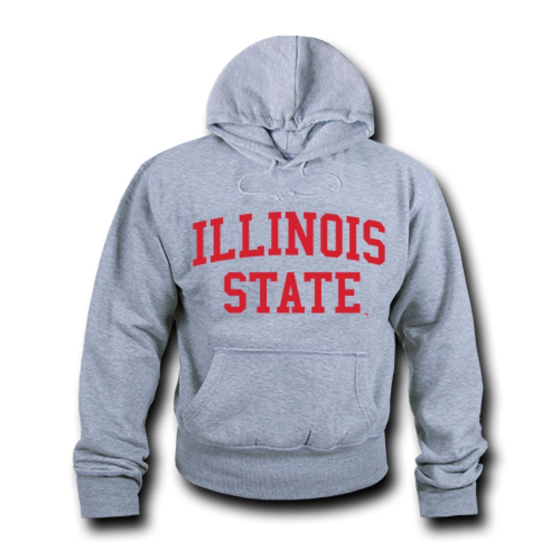 ISU Illinois State University Game Day Hoodie Sweatshirt Heather Grey
