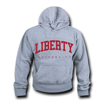 Liberty University Game Day Hoodie Sweatshirt Heather Grey