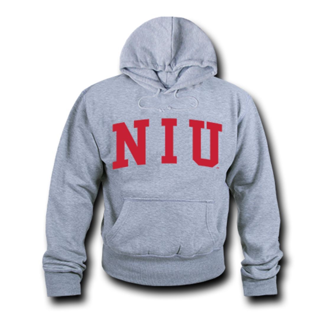 NIU Northern Illinois University Game Day Hoodie Sweatshirt Heather Grey