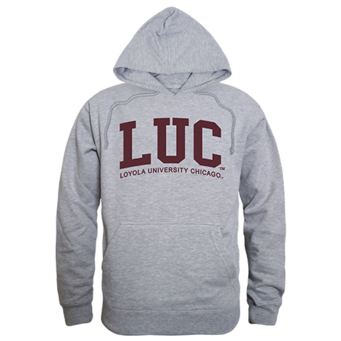 LUC Loyola University Chicago Game Day Hoodie Sweatshirt Heather Grey