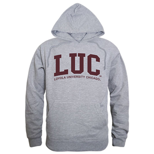 LUC Loyola University Chicago Game Day Hoodie Sweatshirt Heather Grey