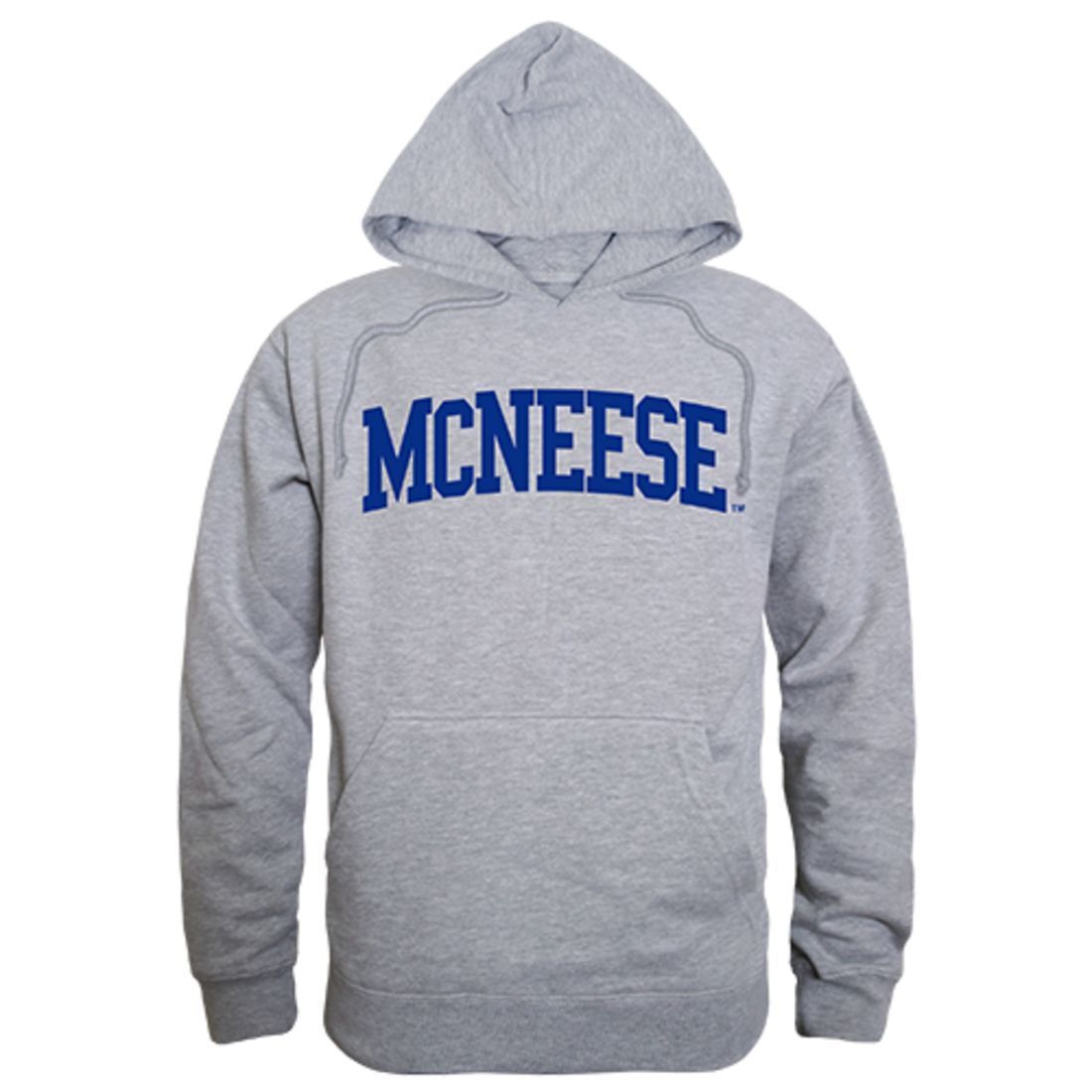 McNeese State University Game Day Hoodie Sweatshirt Heather Grey