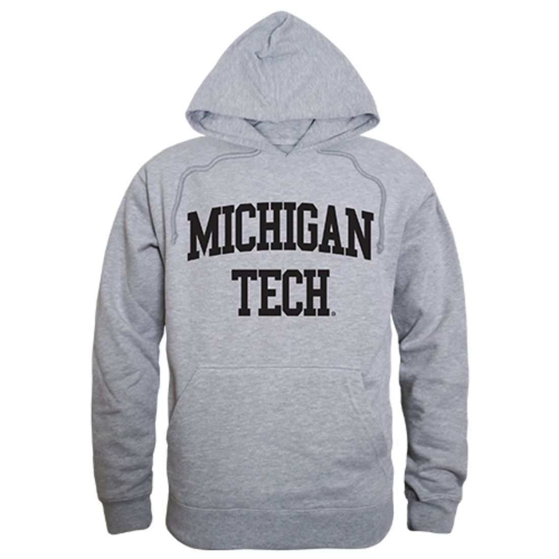 Michigan Technological University Game Day Hoodie Sweatshirt Heather Grey