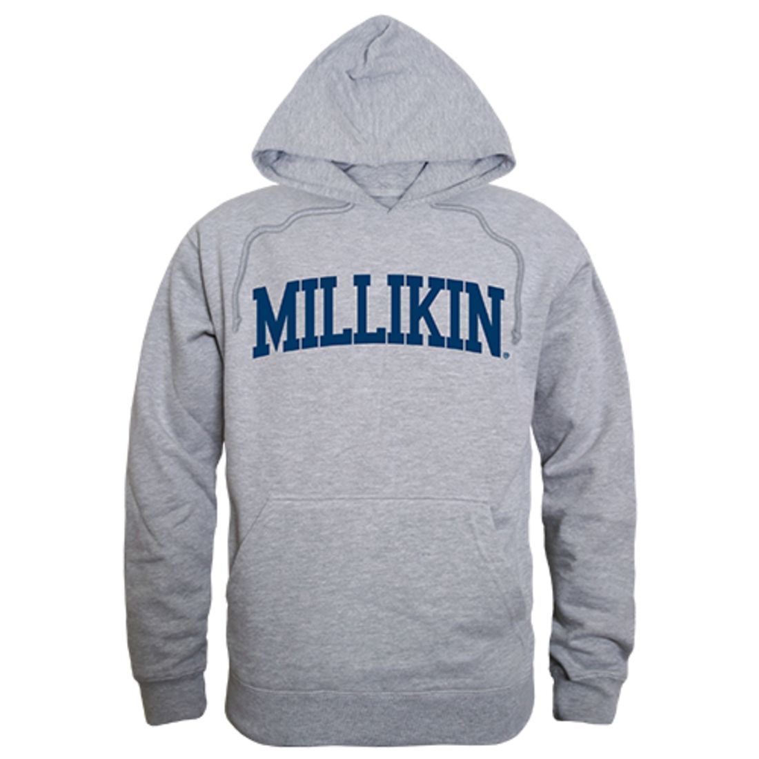 Millikin University Game Day Hoodie Sweatshirt Heather Grey