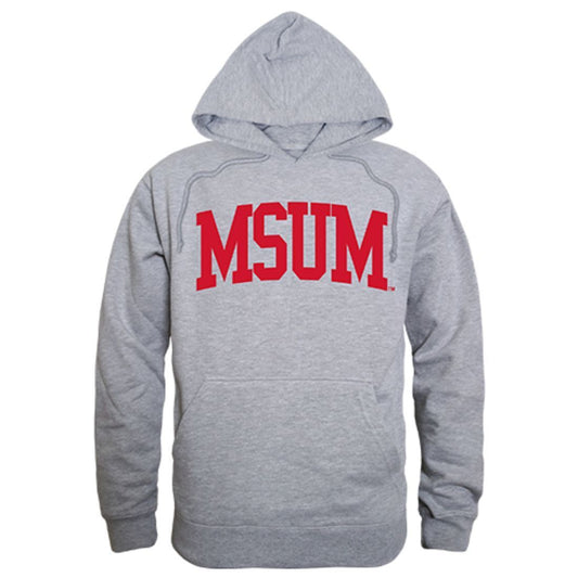 MSUM Minnesota State University Moorhead Game Day Hoodie Sweatshirt Heather Grey