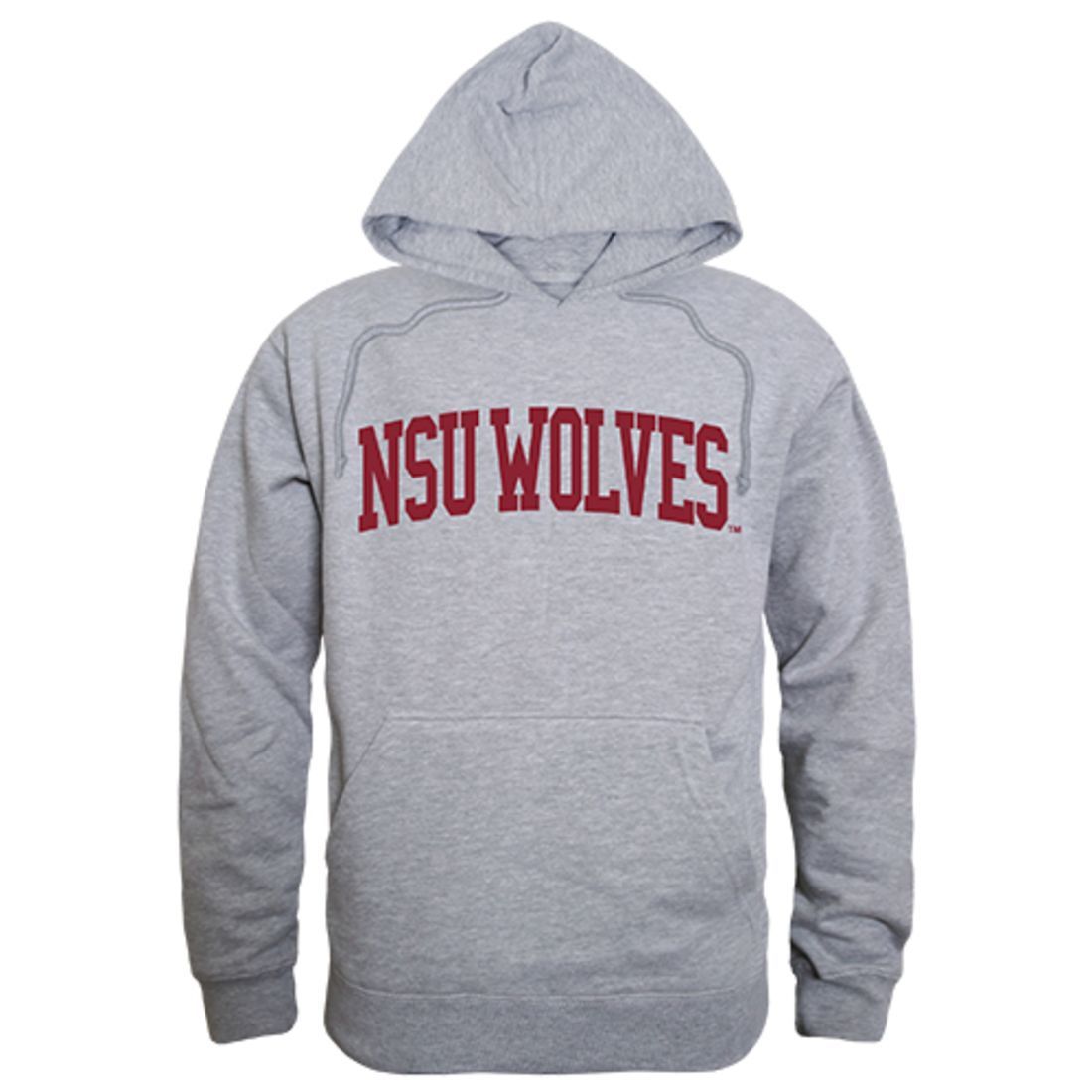 NSU Northern State University Game Day Hoodie Sweatshirt Heather Grey