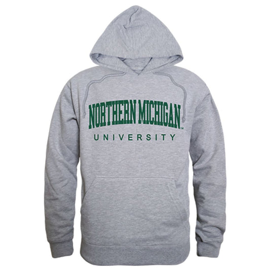 NMU Northern Michigan University Game Day Hoodie Sweatshirt Heather Grey