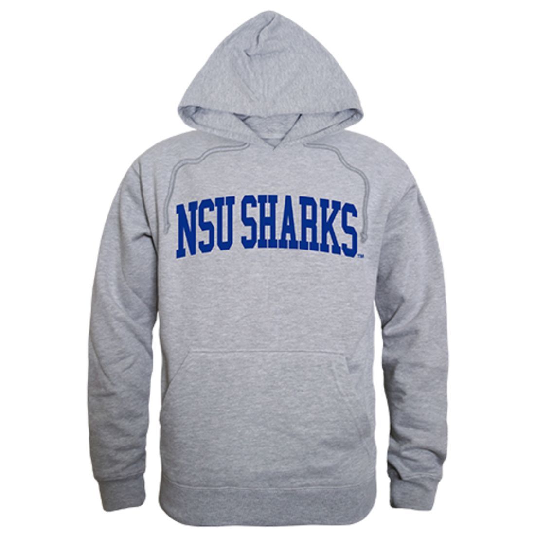 NSU Nova Southeastern University Game Day Hoodie Sweatshirt Heather Grey