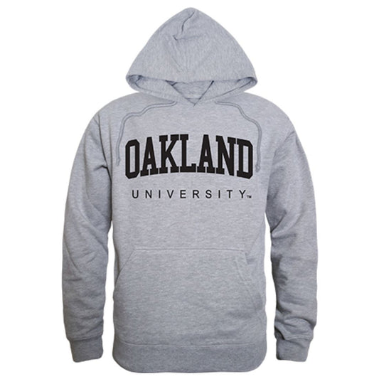 Oakland University Game Day Hoodie Sweatshirt Heather Grey