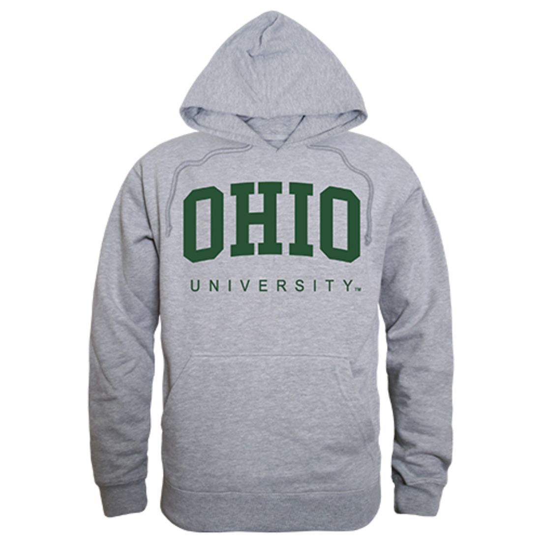 Ohio University Game Day Hoodie Sweatshirt Heather Grey