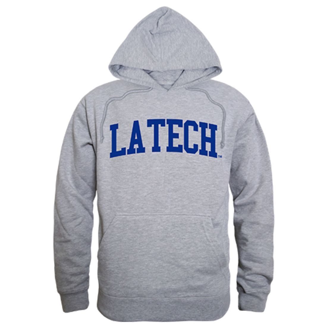 Louisiana Tech University Game Day Hoodie Sweatshirt Heather Grey