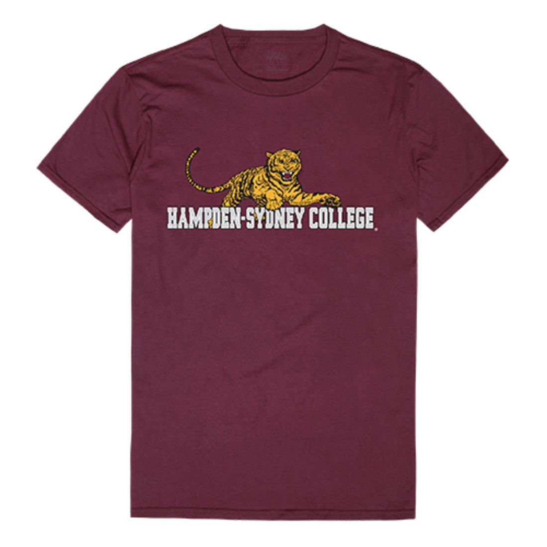 HSC Hampden-Sydney College Tigers Freshman Tee T-Shirt Maroon