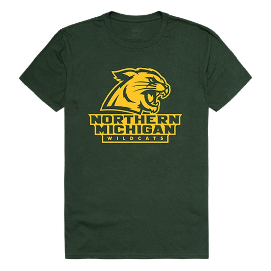 NMU Northern Michigan University Wildcats Freshman Tee T-Shirt Forest