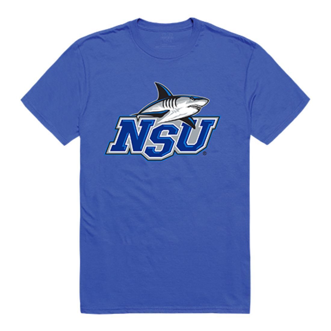 NSU Nova Southeastern University Sharks Freshman Tee T-Shirt Royal