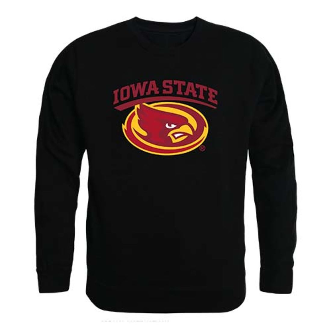 Iowa State University Cyclones Crewneck Pullover Sweatshirt Sweater Black