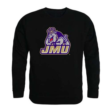 James Madison University Foundation Dukes Crewneck Pullover Sweatshirt Sweater Black