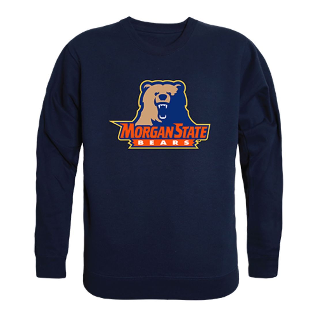 Morgan State University Bears Crewneck Pullover Sweatshirt Sweater Navy