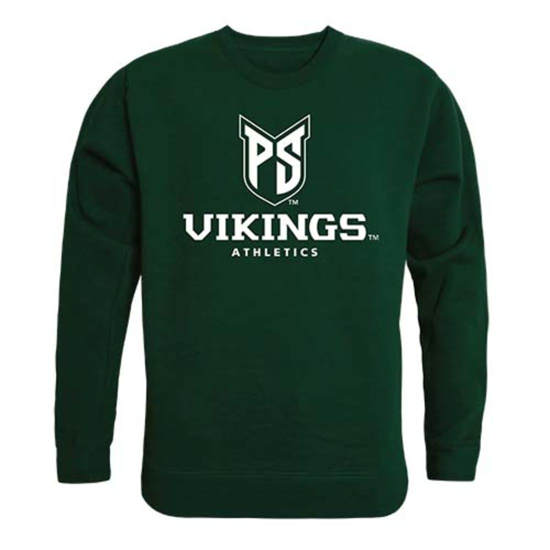 Portland State University Vikings Crewneck Pullover Sweatshirt Sweater Forest