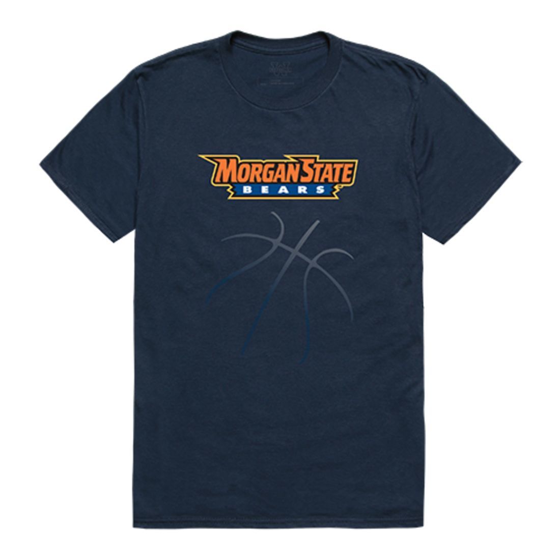 MSU Morgan State University Bears Basketball T-Shirt Navy