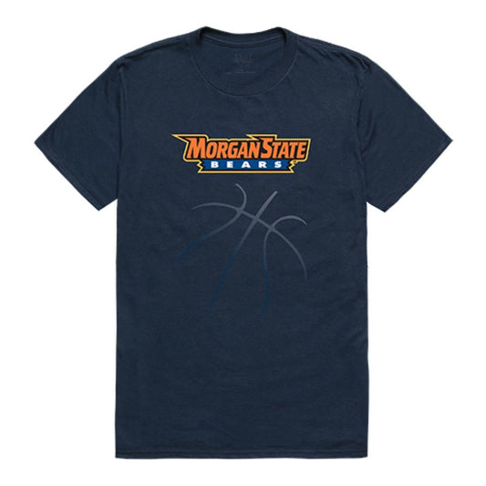 MSU Morgan State University Bears Basketball T-Shirt Navy