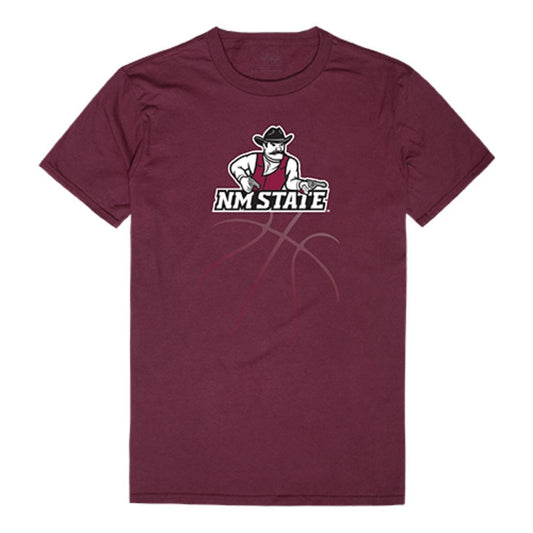 NMSU New Mexico State University Aggies Basketball T-Shirt Maroon