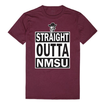 NMSU New Mexico State University Aggies Straight Outta T-Shirt Maroon