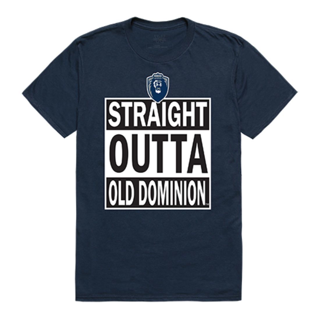 ODU Old Dominion University Monarchs Straight Outta T-Shirt Navy
