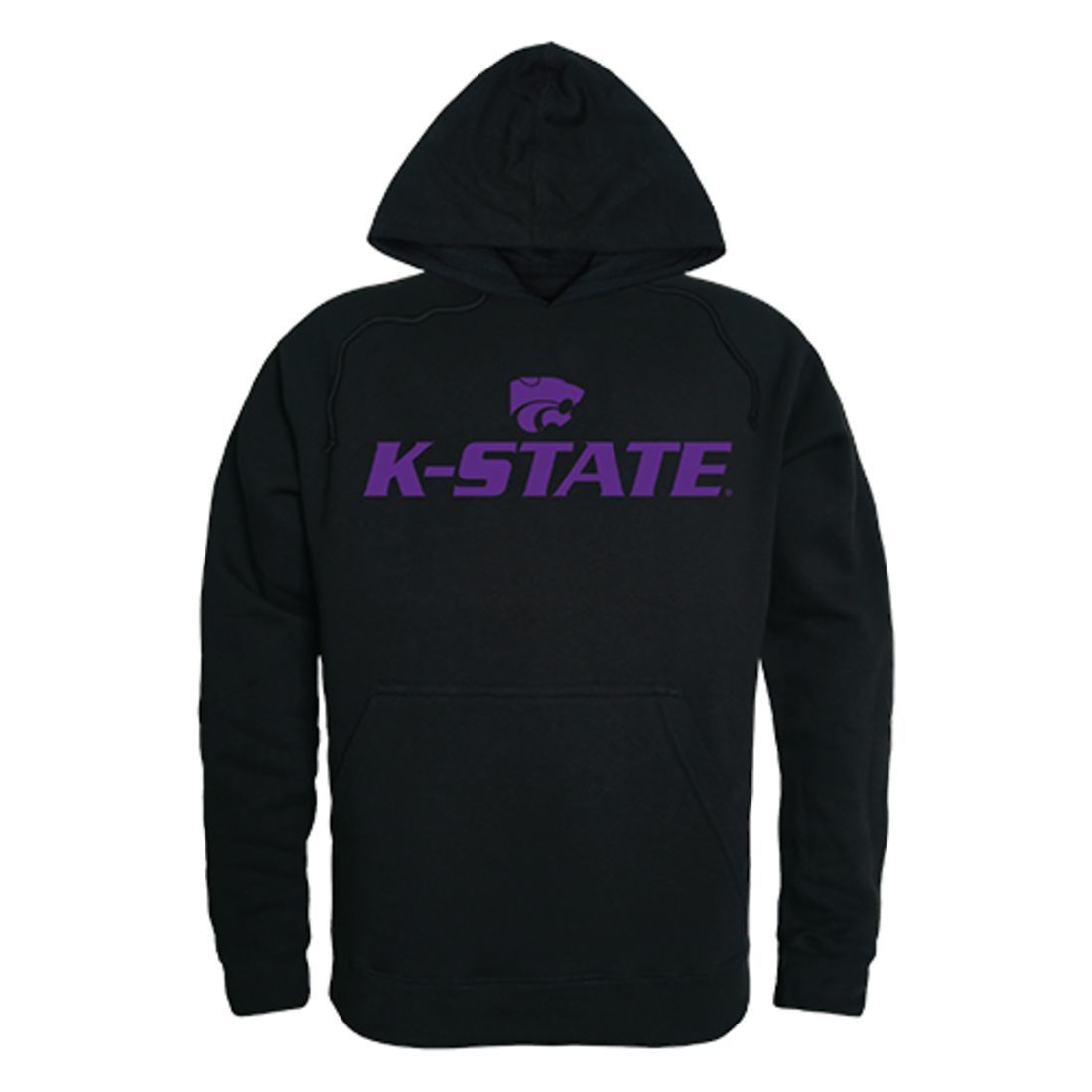 Kansas State University Wildcats Freshman Pullover Sweatshirt Hoodie Black