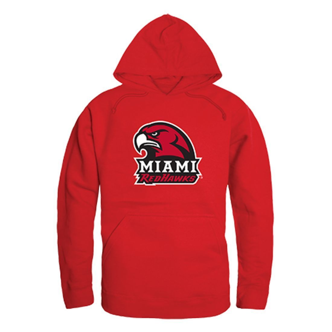 Miami University RedHawks Freshman Pullover Sweatshirt Hoodie Red