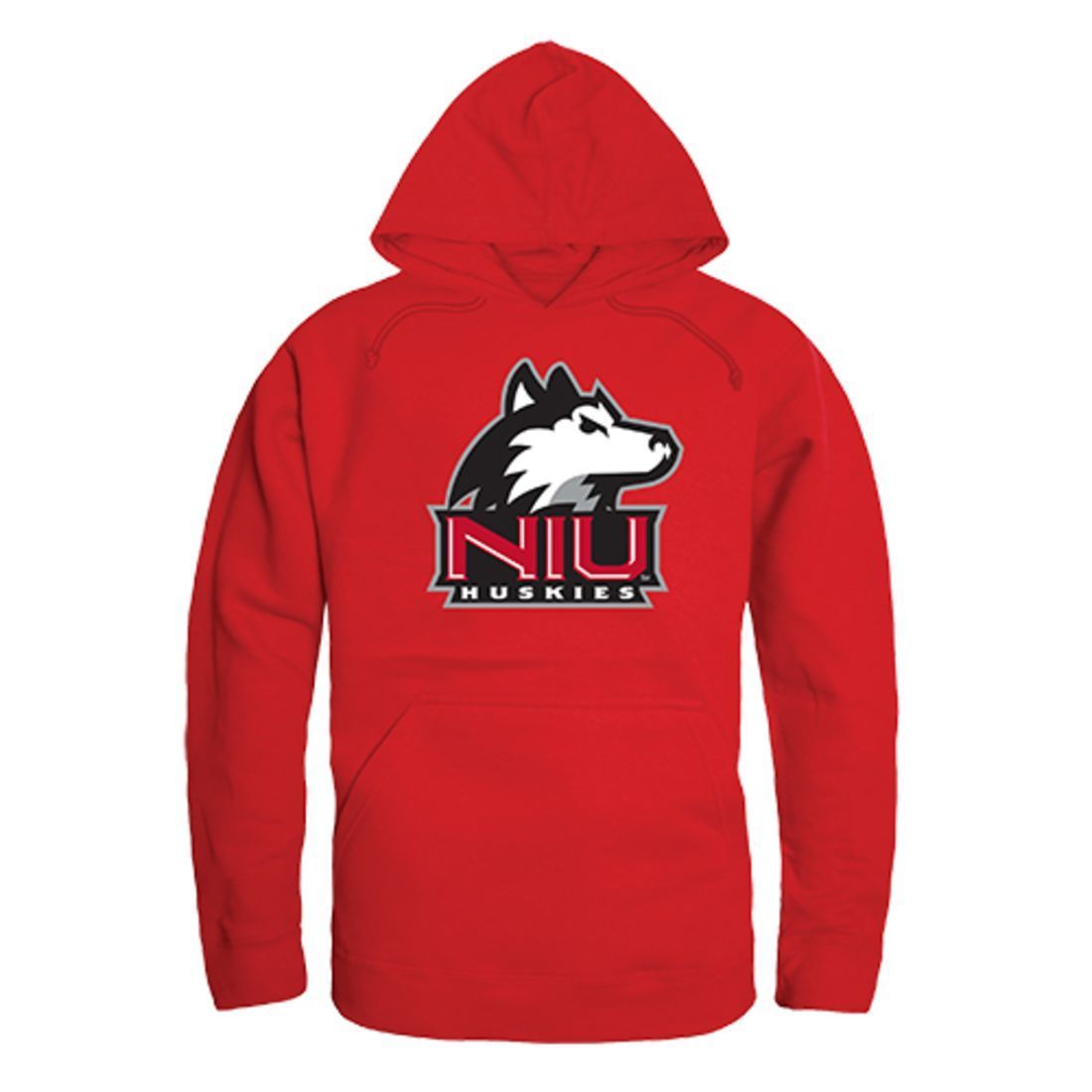 NIU Northern Illinois University Huskies Freshman Pullover Sweatshirt Hoodie Red