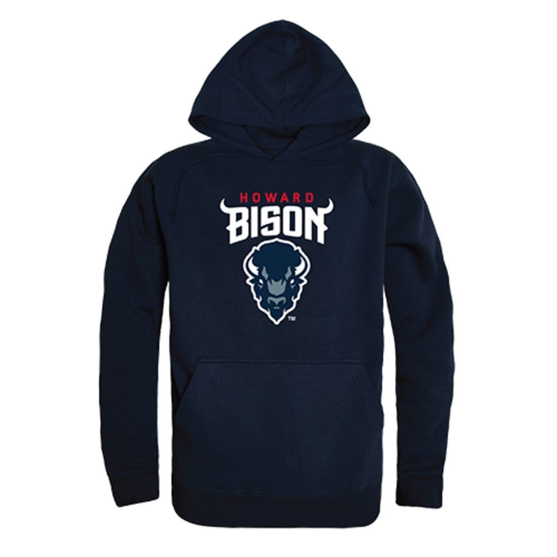 Howard University Bison Freshman Pullover Sweatshirt Hoodie Navy