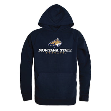 Montana State University Bobcats Freshman Pullover Sweatshirt Hoodie Navy