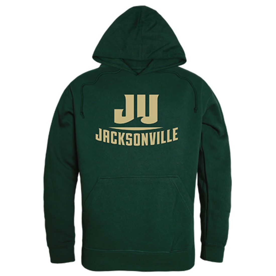 JU Jacksonville University Freshman Pullover Sweatshirt Hoodie Forest Green
