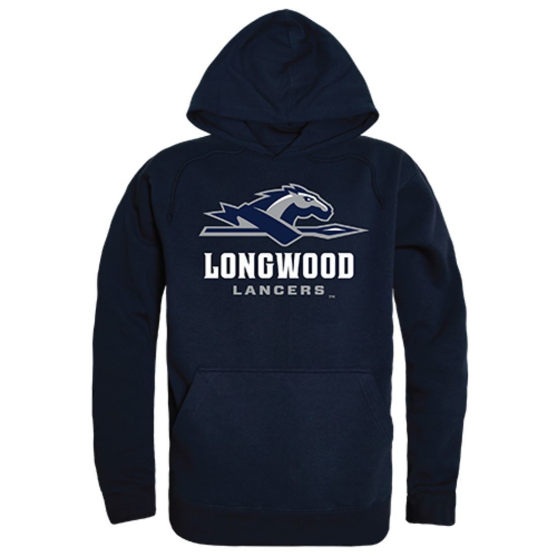 Longwood University Freshman Pullover Sweatshirt Hoodie Navy