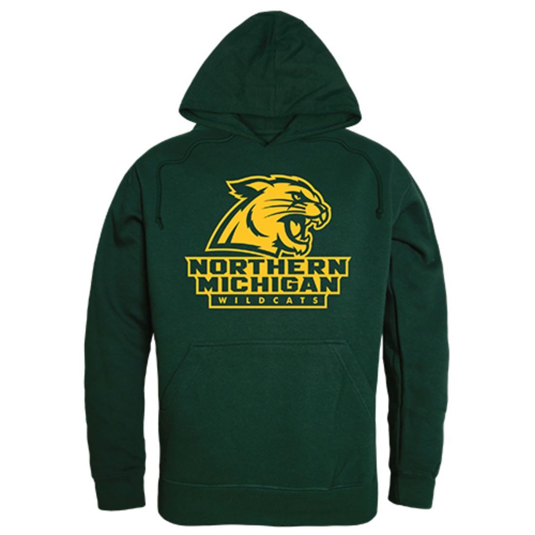 NMU Northern Michigan University Freshman Pullover Sweatshirt Hoodie Forest Green