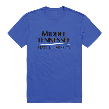 MTSU Middle Tennessee State University Blue Raiders Institutional T-Shirt Royal
