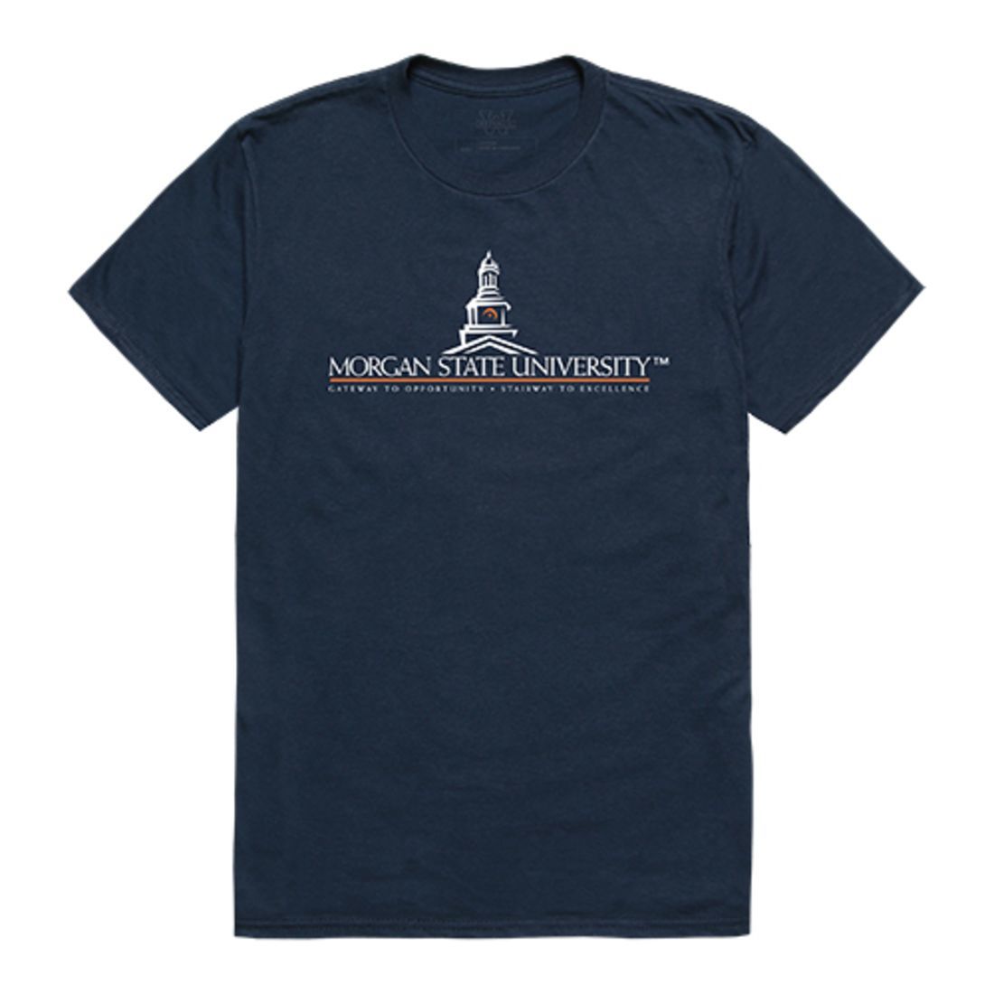 MSU Morgan State University Bears Institutional T-Shirt Navy