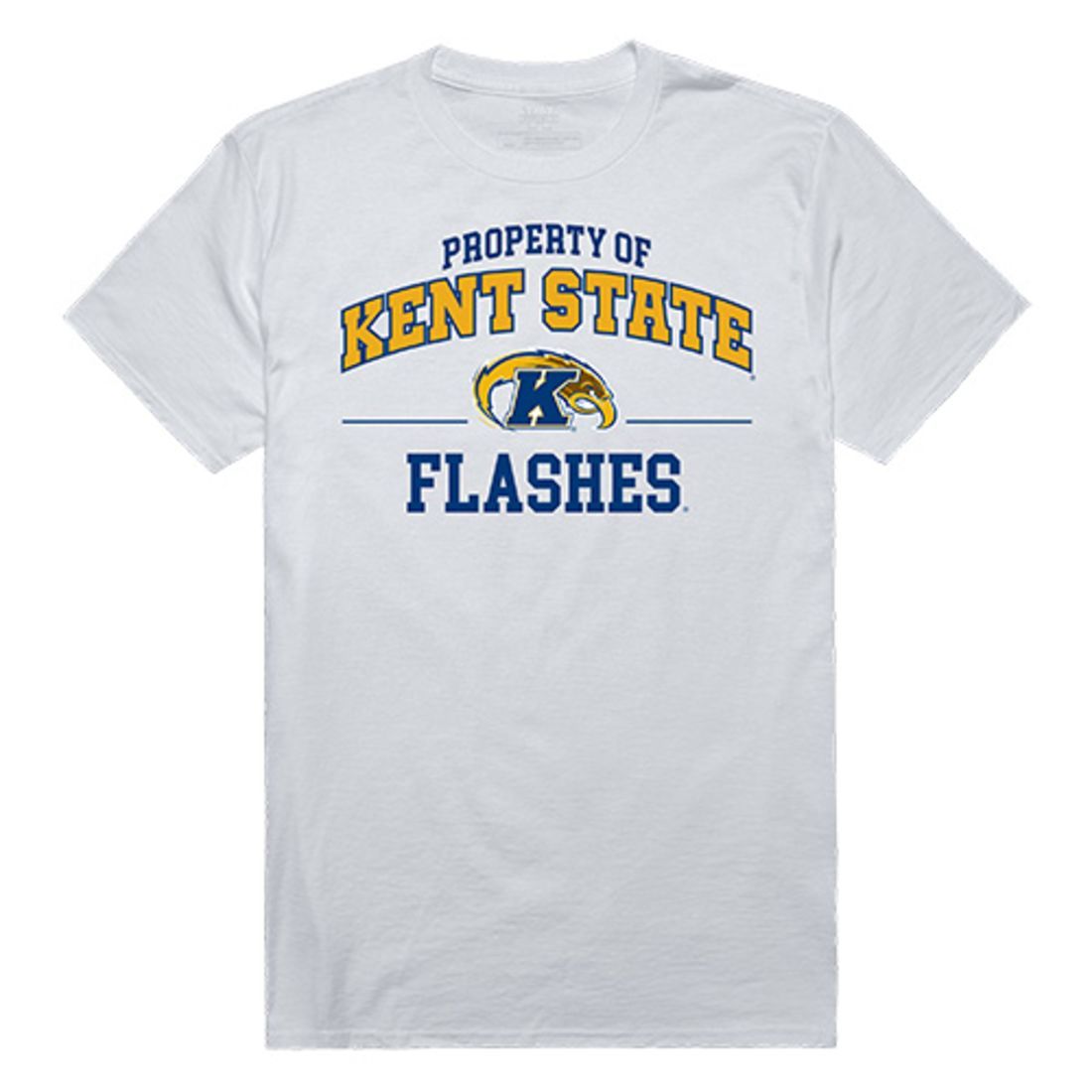Kent State University The Golden Flashes Property T-Shirt White