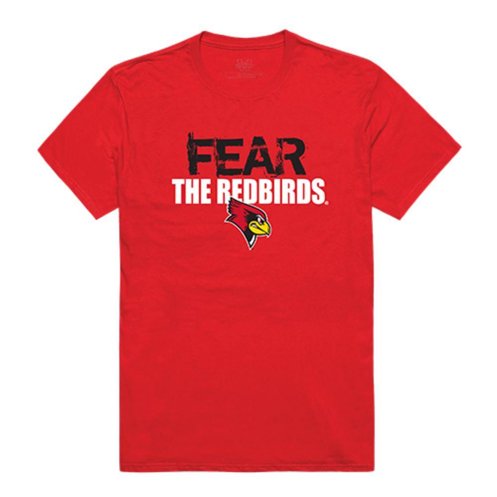 Illinois State University Redbirds NCAA Fear Tee T-Shirt Red