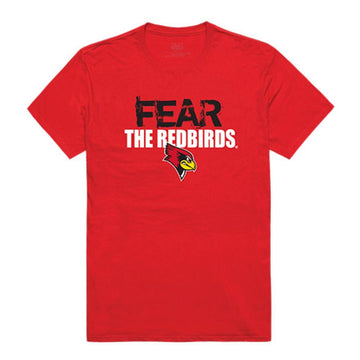 Illinois State University Redbirds NCAA Fear Tee T-Shirt Red