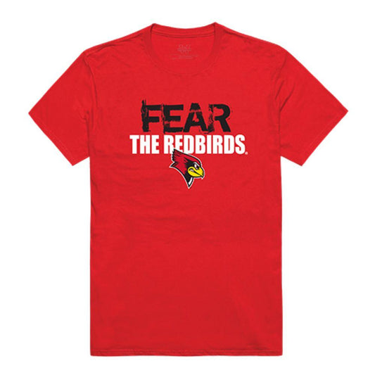Illinois State University Redbirds NCAA Fear Tee T-Shirt Red