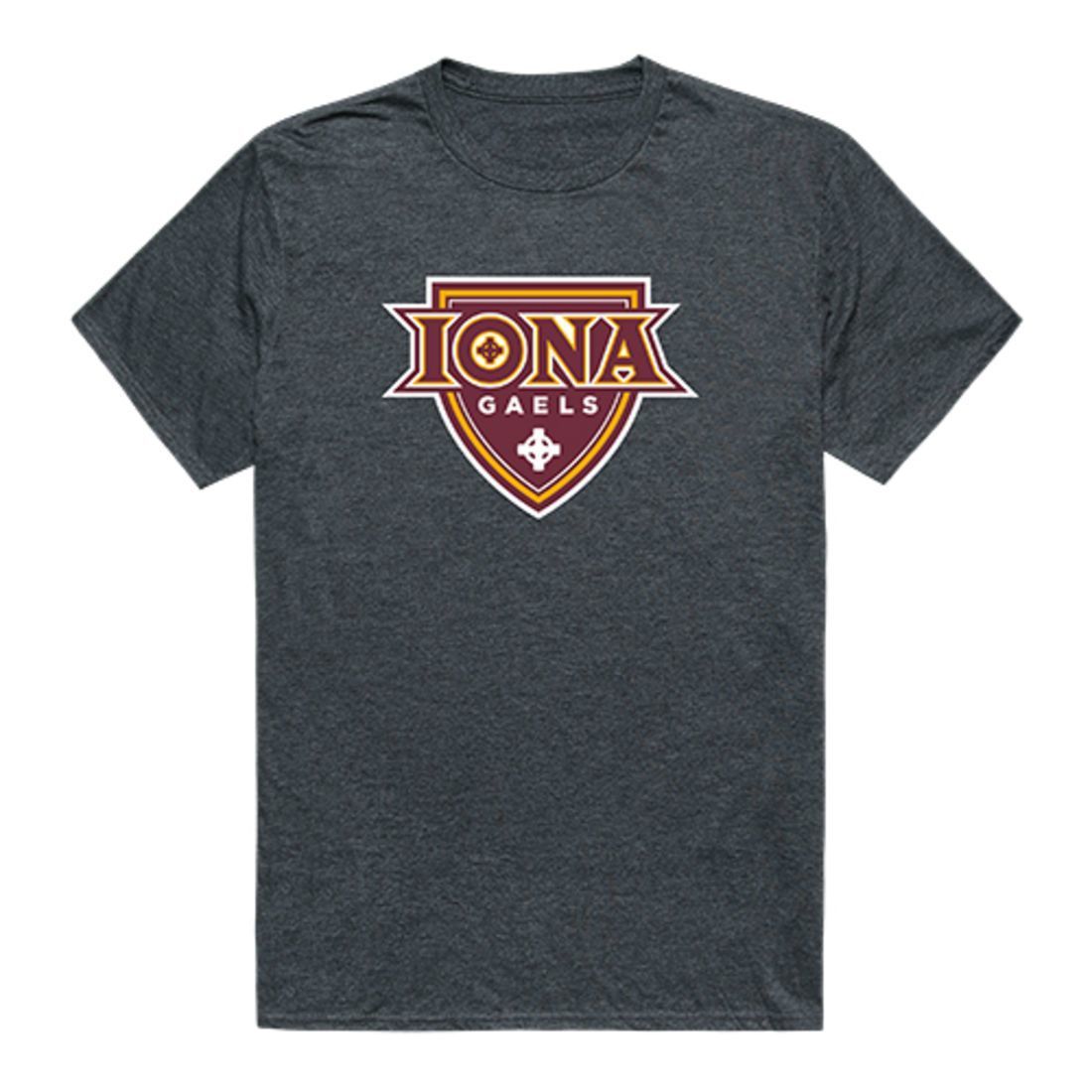 Iona College Gaels Cinder Tee T-Shirt Heather Charcoal
