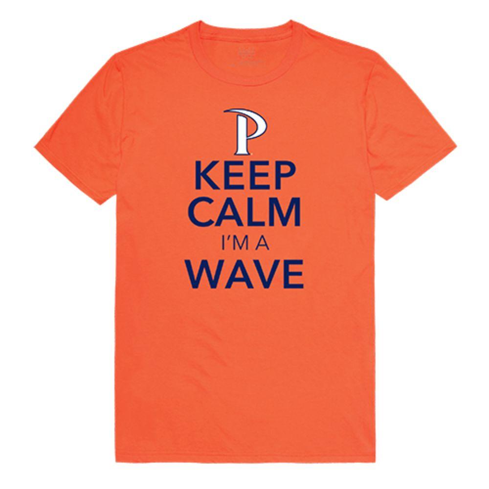 Pepperdine University Waves NCAA Keep Calm Tee T-Shirt Orange